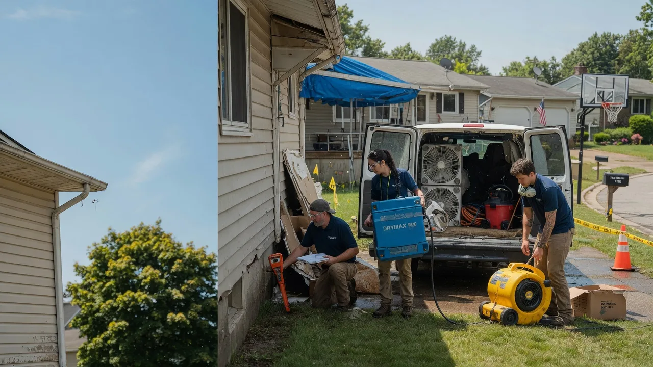 Ceiling Leak Cleanup in Greenleaf, WI near me